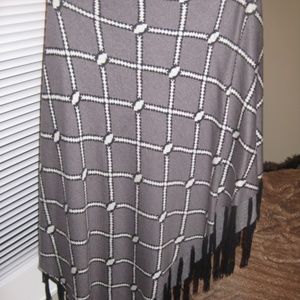 Gray Poncho